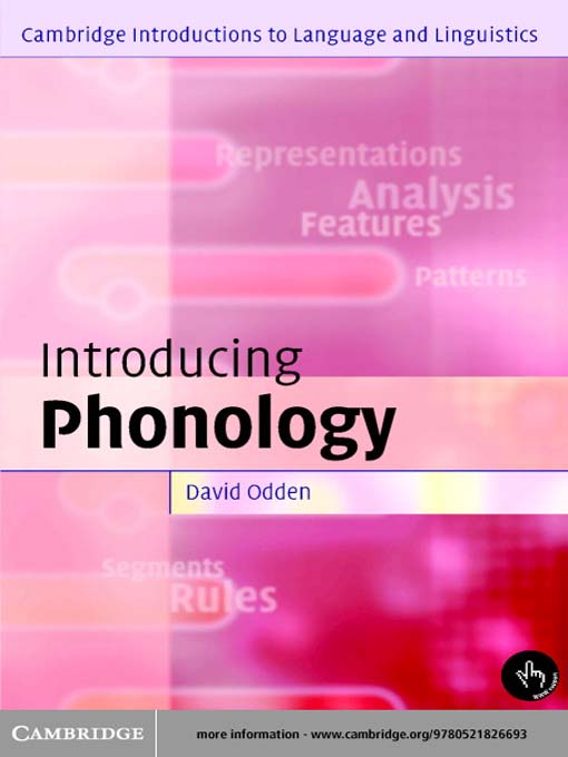 Title details for Introducing Phonology by David Odden - Available